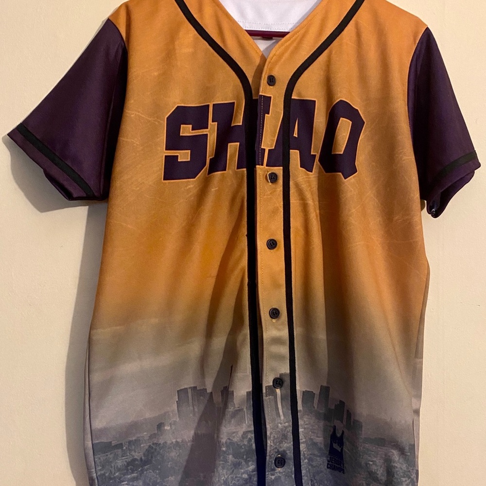“One of a kind” Custom Jersey Champs Shaq O’Neal 34 Baseball Jersey